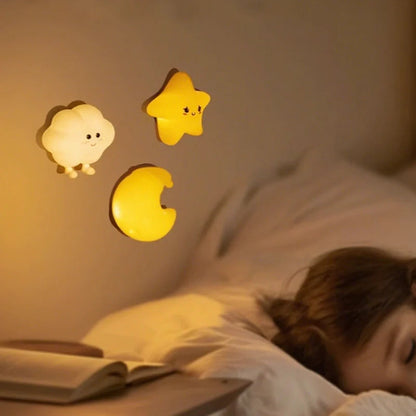 Kido Nachtlampje | Oplaadbaar, Warm Wit Licht voor Kinderkamer en Slaapkamer