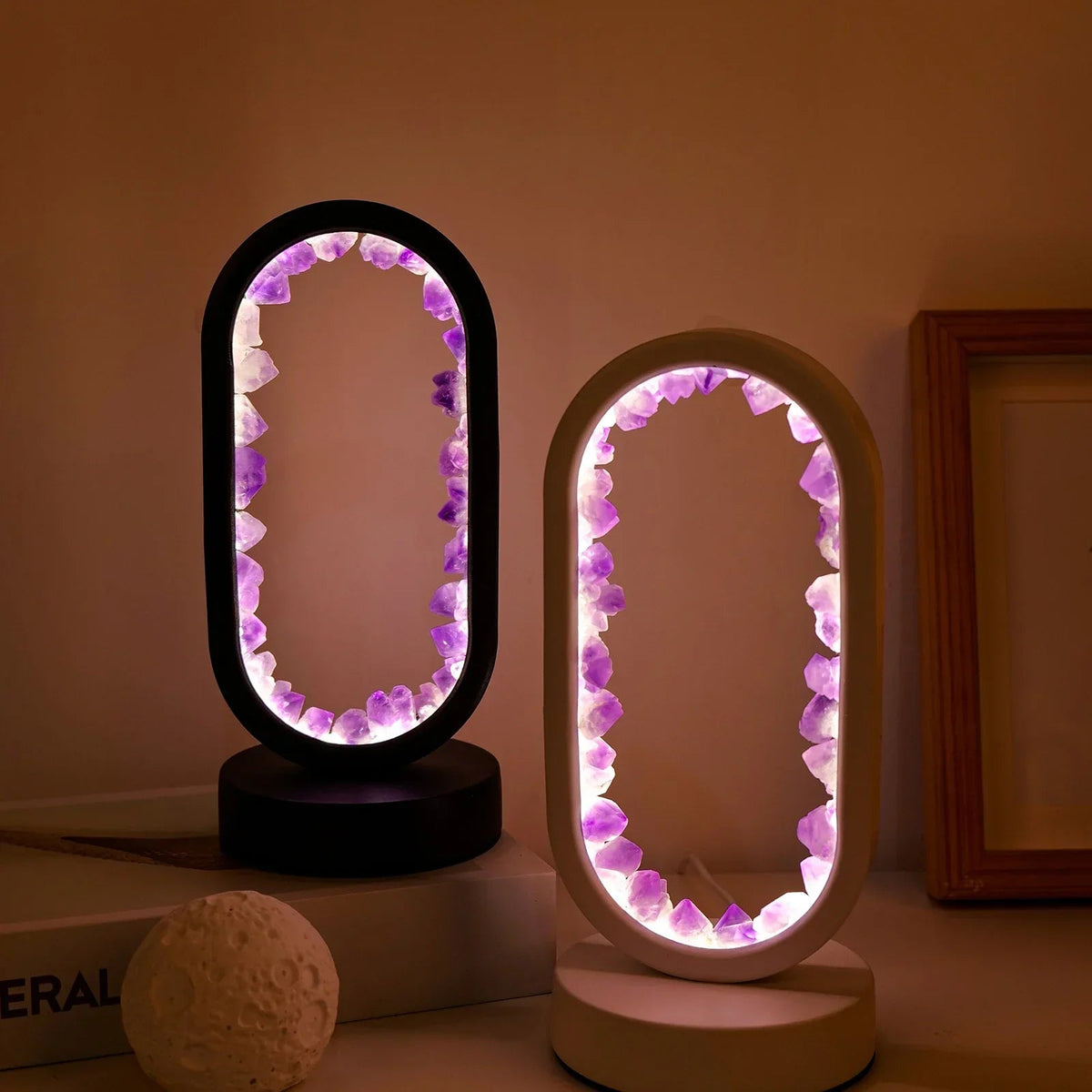 Liora Amethist Lamp | Natuurlijke Kristallen, Handgemaakt