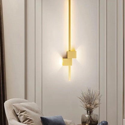 Liora Wandlamp Zwart | Minimalistisch Aluminium, Warm Wit Licht