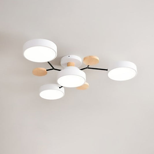 Milo LED Plafondlamp | Scandinavisch Moleculair Design
