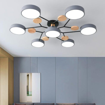 Milo LED Plafondlamp | Scandinavisch Moleculair Design