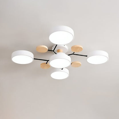 Milo LED Plafondlamp | Scandinavisch Moleculair Design