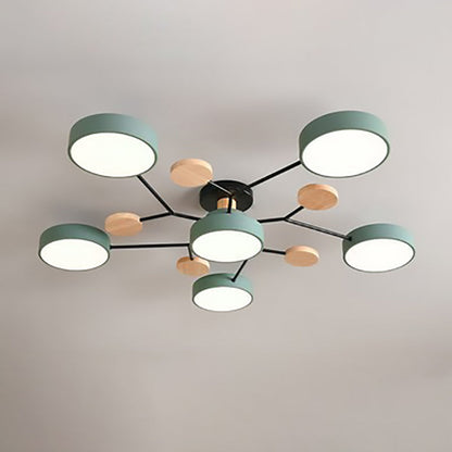 Milo LED Plafondlamp | Scandinavisch Moleculair Design