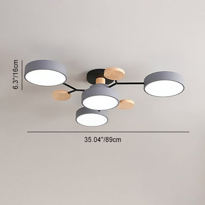 Milo LED Plafondlamp | Scandinavisch Moleculair Design