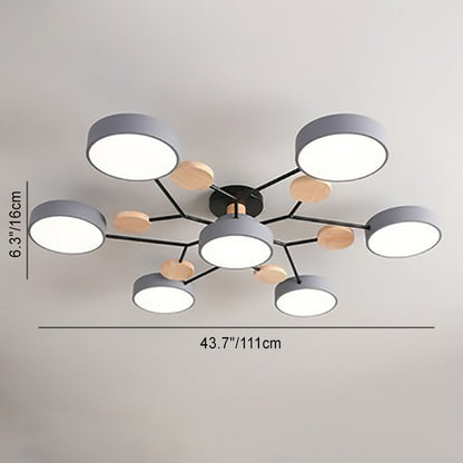 Milo LED Plafondlamp | Scandinavisch Moleculair Design