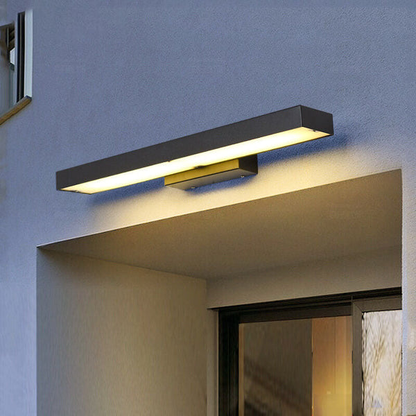 Mira Buitenlamp met Sensor | Waterdicht, Roestvrij Staal, Warm Wit Licht