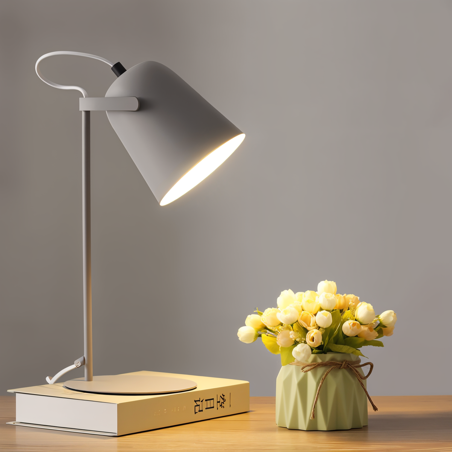 Mira Bureaulamp | Verstelbare Arm, Scandinavisch Design, Macaron Kleuren