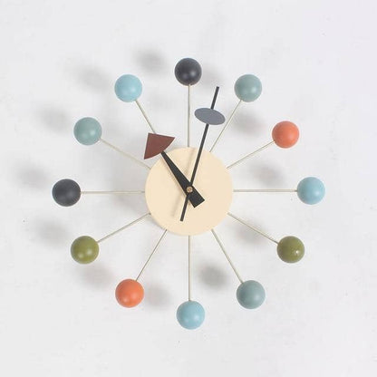 Mira Wandklok | Minimalistisch 3D Bal Design, Siliconen, 32 cm