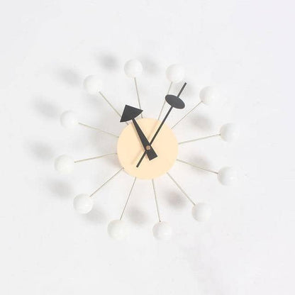 Mira Wandklok | Minimalistisch 3D Bal Design, Siliconen, 32 cm