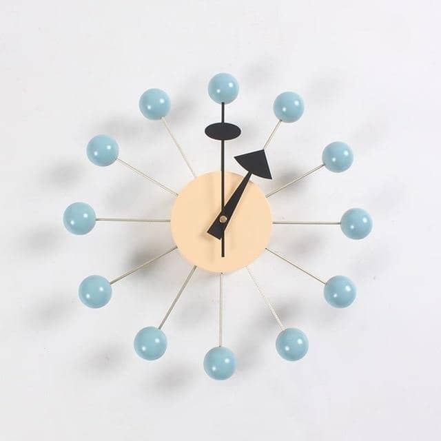 Mira Wandklok | Minimalistisch 3D Bal Design, Siliconen, 32 cm