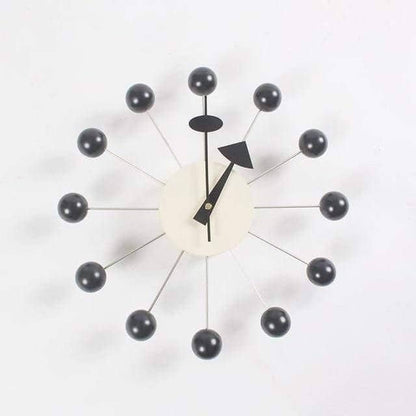 Mira Wandklok | Minimalistisch 3D Bal Design, Siliconen, 32 cm