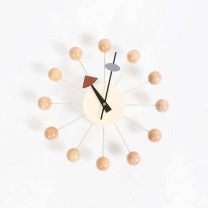 Mira Wandklok | Minimalistisch 3D Bal Design, Siliconen, 32 cm