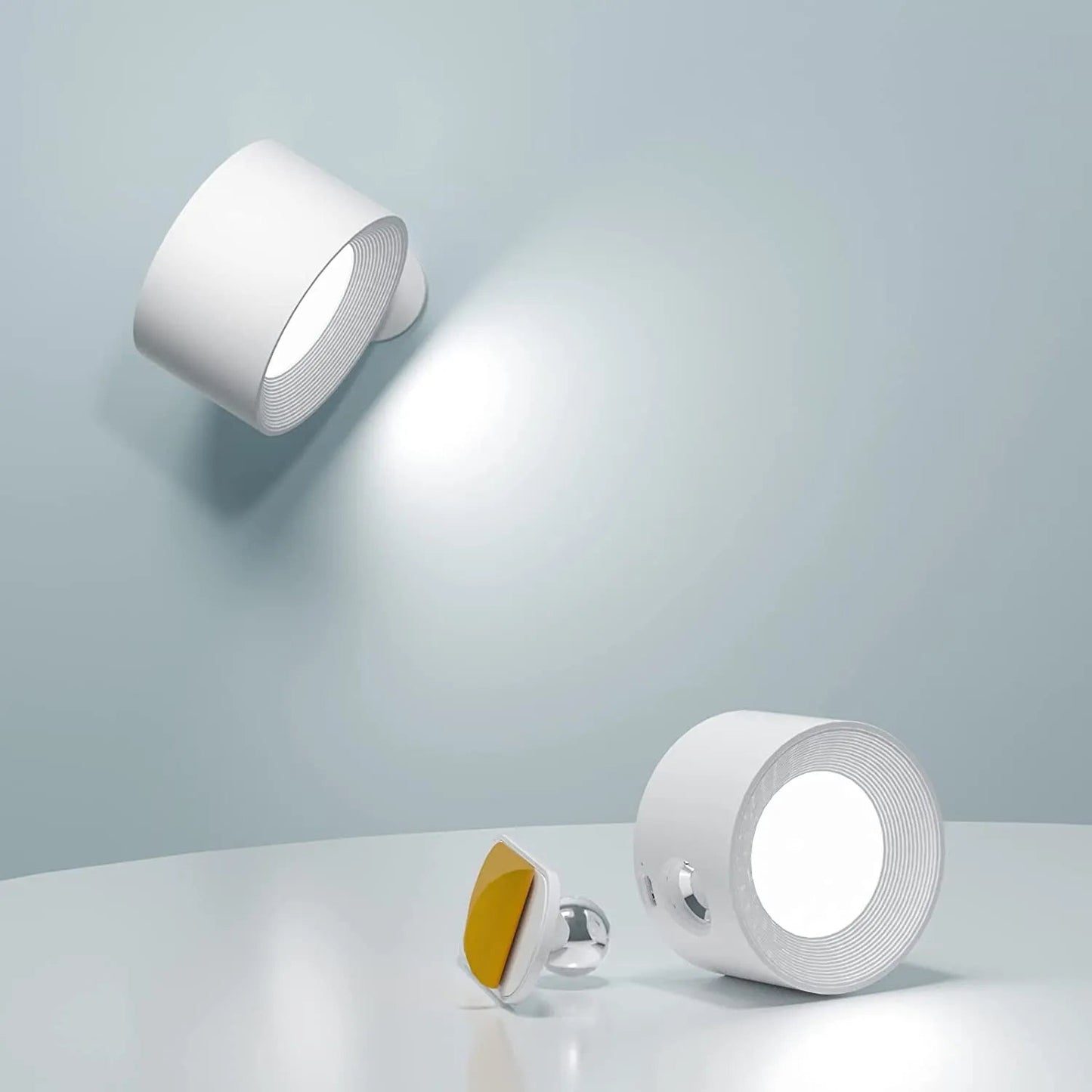 Mira Wandlamp | Draadloos, Oplaadbaar, 360° Dimbaar