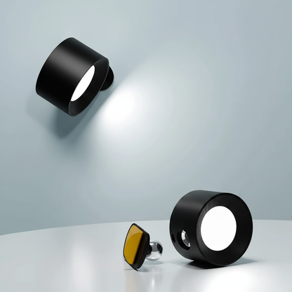 Mira Wandlamp | Draadloos, Oplaadbaar, 360° Dimbaar