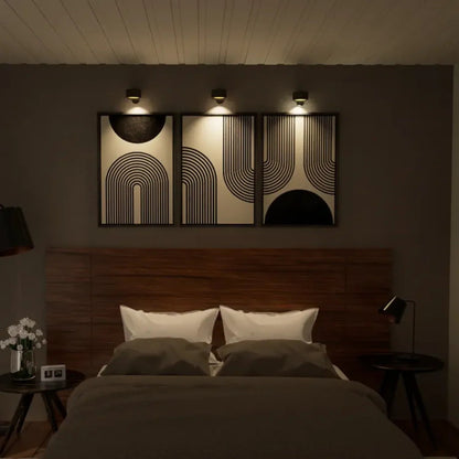 Mira Wandlamp | Draadloos, Oplaadbaar, 360° Dimbaar