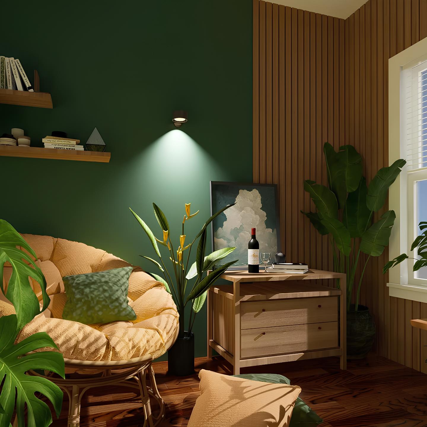 Mira Wandlamp | Draadloos, Oplaadbaar, 360° Dimbaar