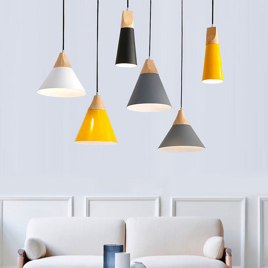 Navelle Hanglamp | Scandinavisch Hout en Aluminium