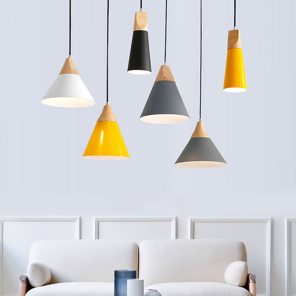 Navelle Hanglamp | Scandinavisch Hout en Aluminium