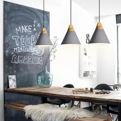 Navelle Hanglamp | Scandinavisch Hout en Aluminium