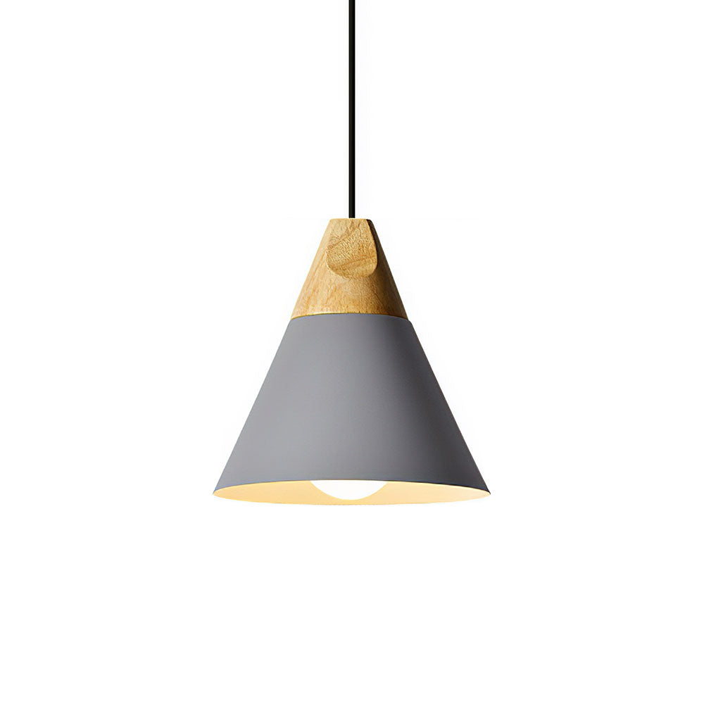 Navelle Hanglamp | Scandinavisch Hout en Aluminium