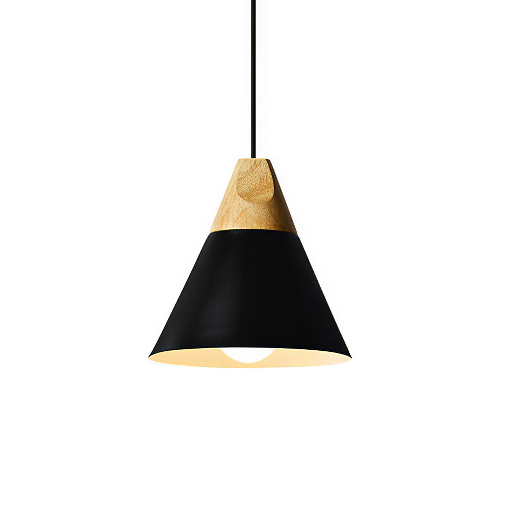 Navelle Hanglamp | Scandinavisch Hout en Aluminium