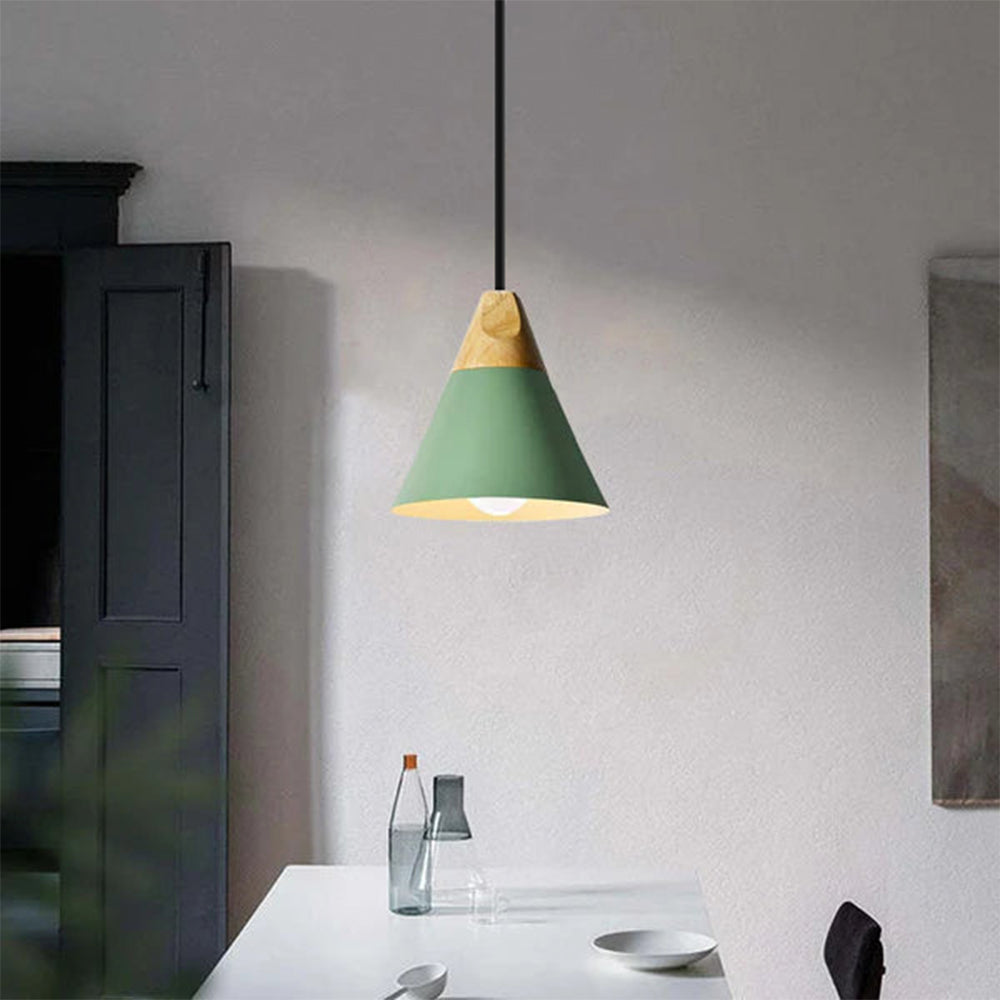 Navelle Hanglamp | Scandinavisch Hout en Aluminium