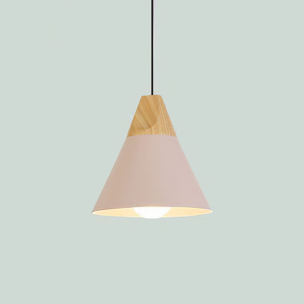 Navelle Hanglamp | Scandinavisch Hout en Aluminium