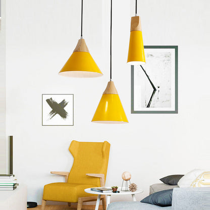 Navelle Hanglamp | Scandinavisch Hout en Aluminium