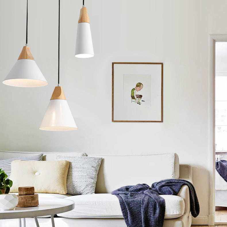 Navelle Hanglamp | Scandinavisch Hout en Aluminium