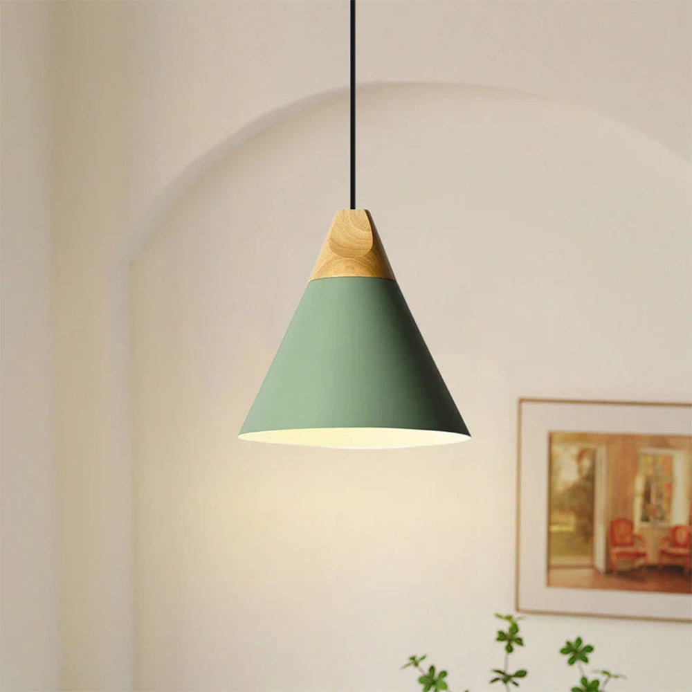 Navelle Hanglamp | Scandinavisch Hout en Aluminium