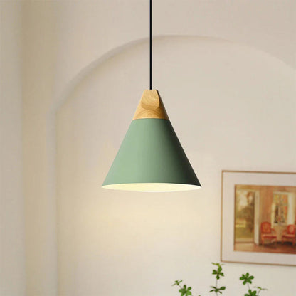 Navelle Hanglamp | Scandinavisch Hout en Aluminium