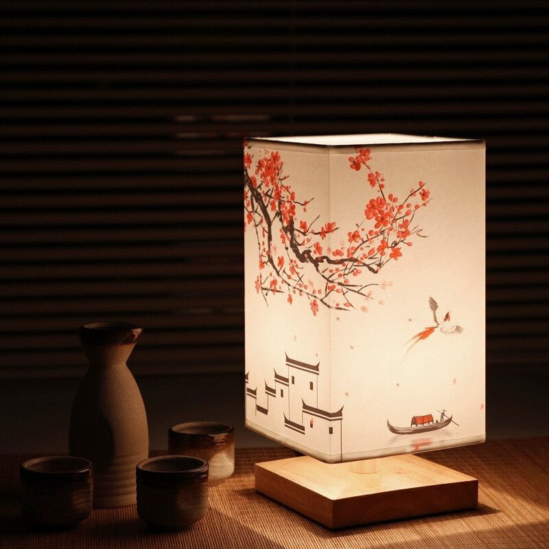 Sano Tafellamp | Bamboe en Hout, Japandi Minimalistisch Design
