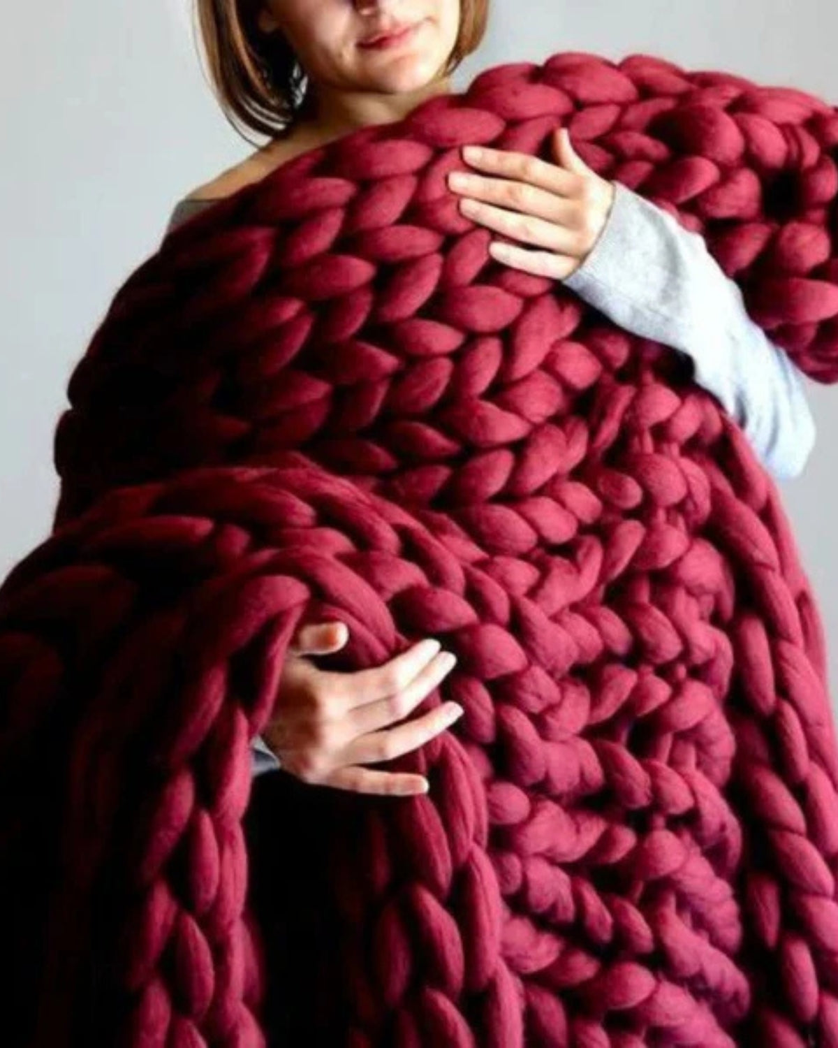 Sensa Fleece Deken | Handgebreid, Ademend en Warm