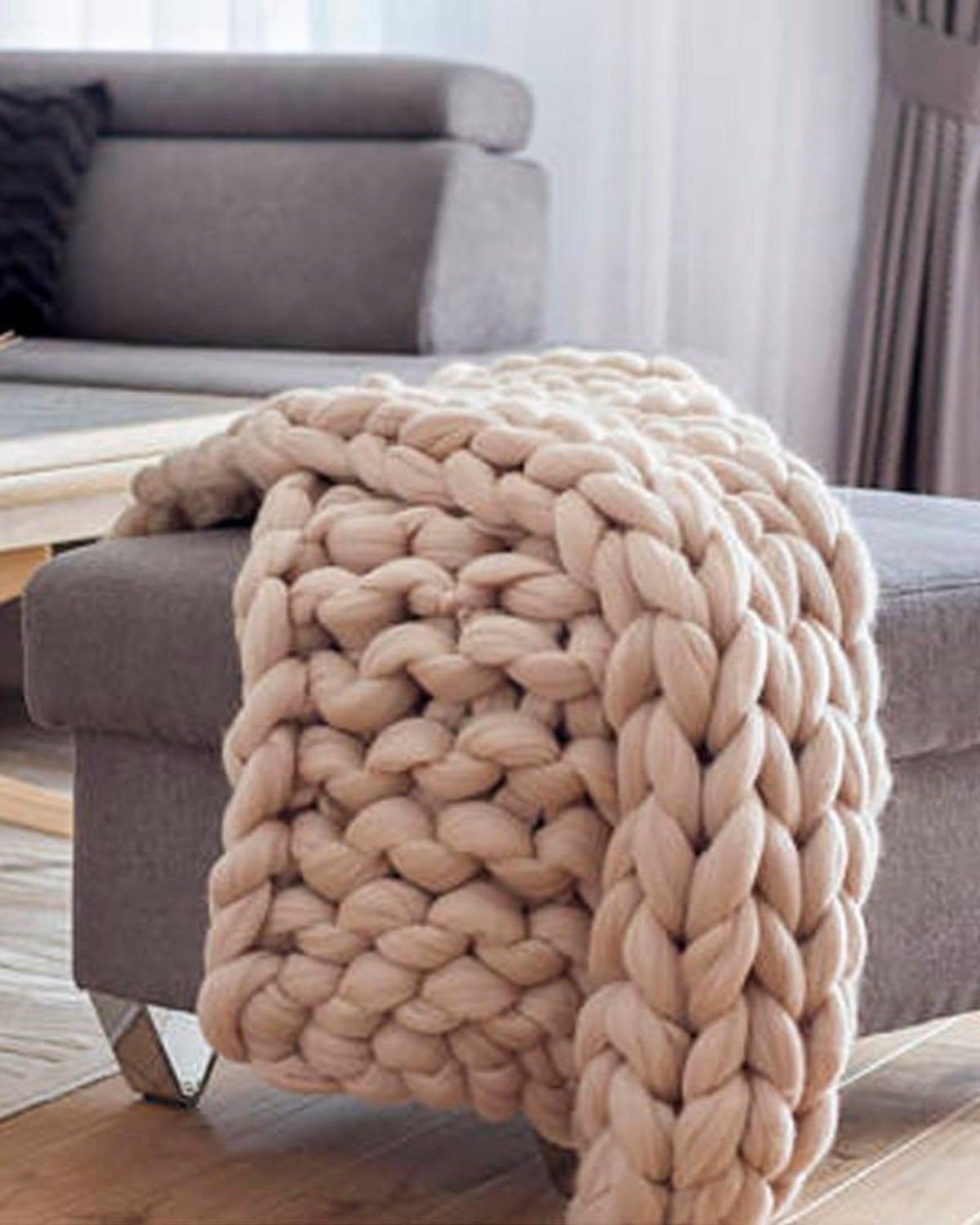 Sensa Fleece Deken | Handgebreid, Ademend en Warm