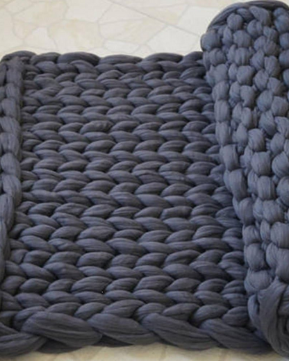 Sensa Fleece Deken | Handgebreid, Ademend en Warm