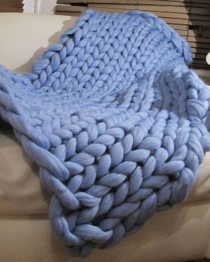 Sensa Fleece Deken | Handgebreid, Ademend en Warm