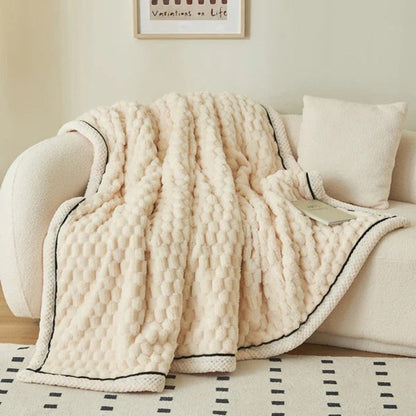 Sensa Fleece Deken | Zacht, Warmte en Bubbeldesign