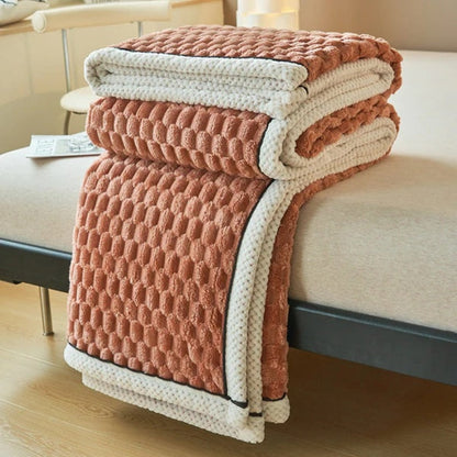 Sensa Fleece Deken | Zacht, Warmte en Bubbeldesign