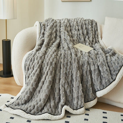 Sensa Fleece Deken | Zacht, Warmte en Bubbeldesign