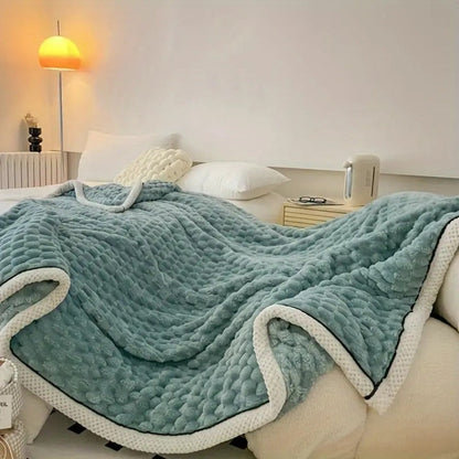 Sensa Fleece Deken | Zacht, Warmte en Bubbeldesign