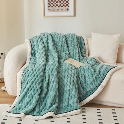 Sensa Fleece Deken | Zacht, Warmte en Bubbeldesign