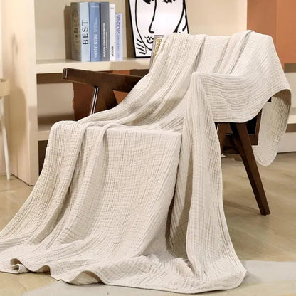 Sensa Mousseline Plaid | Zacht Katoen, Lichtgewicht en Ademend