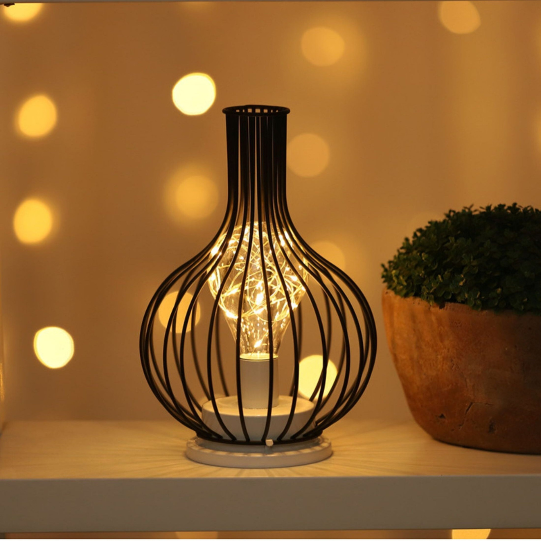 Sento Draadloze Tafellamp | Oplaadbaar Stalen Design voor Sfeerverlichting