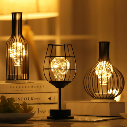 Sento Draadloze Tafellamp | Oplaadbaar Stalen Design voor Sfeerverlichting