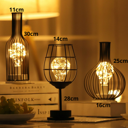 Sento Draadloze Tafellamp | Oplaadbaar Stalen Design voor Sfeerverlichting