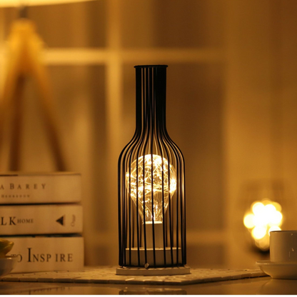 Sento Draadloze Tafellamp | Oplaadbaar Stalen Design voor Sfeerverlichting