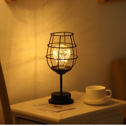 Sento Draadloze Tafellamp | Oplaadbaar Stalen Design voor Sfeerverlichting