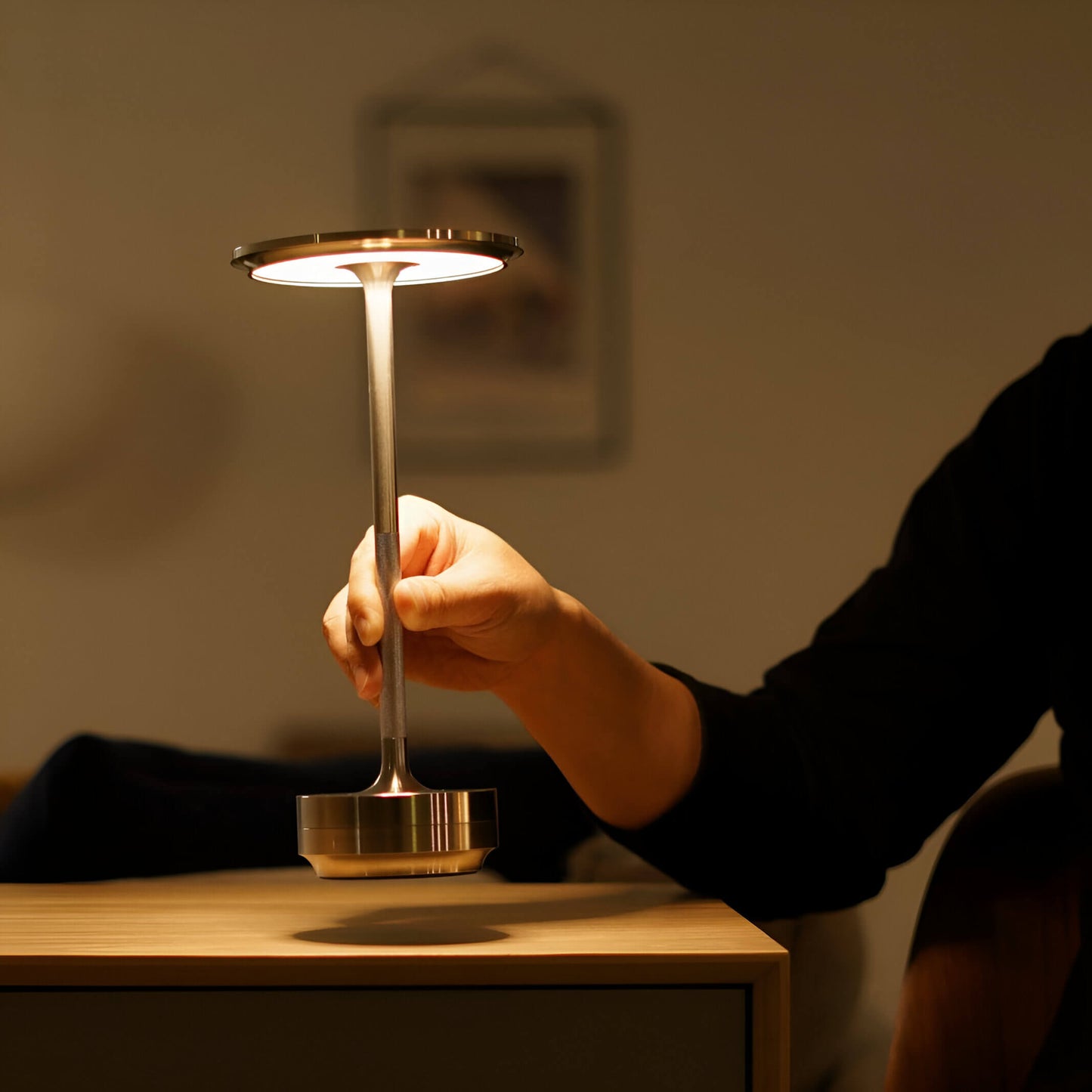 Sento Draadloze Tafellamp | Oplaadbaar, Dimbaar met Touchbediening