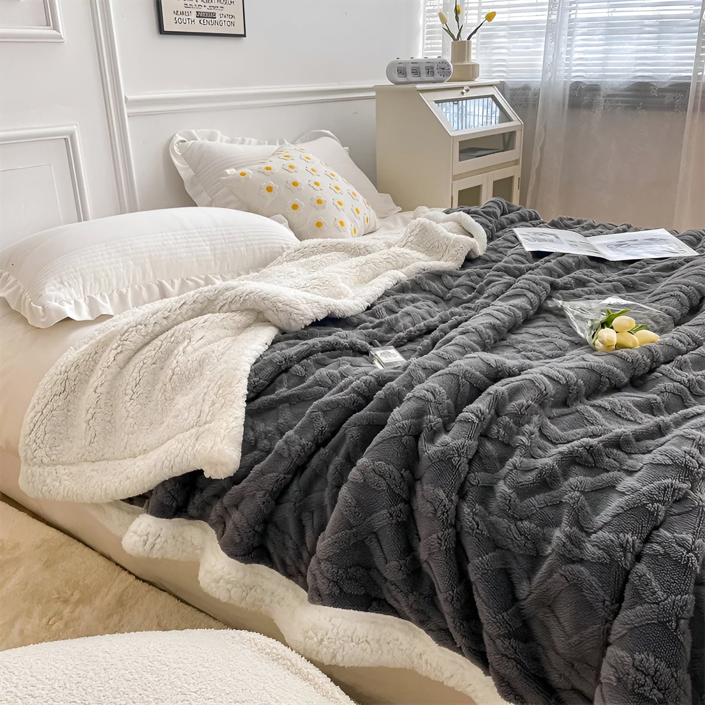 Sento Fleecedeken | Tweezijdig Polyester, Warm en Zacht