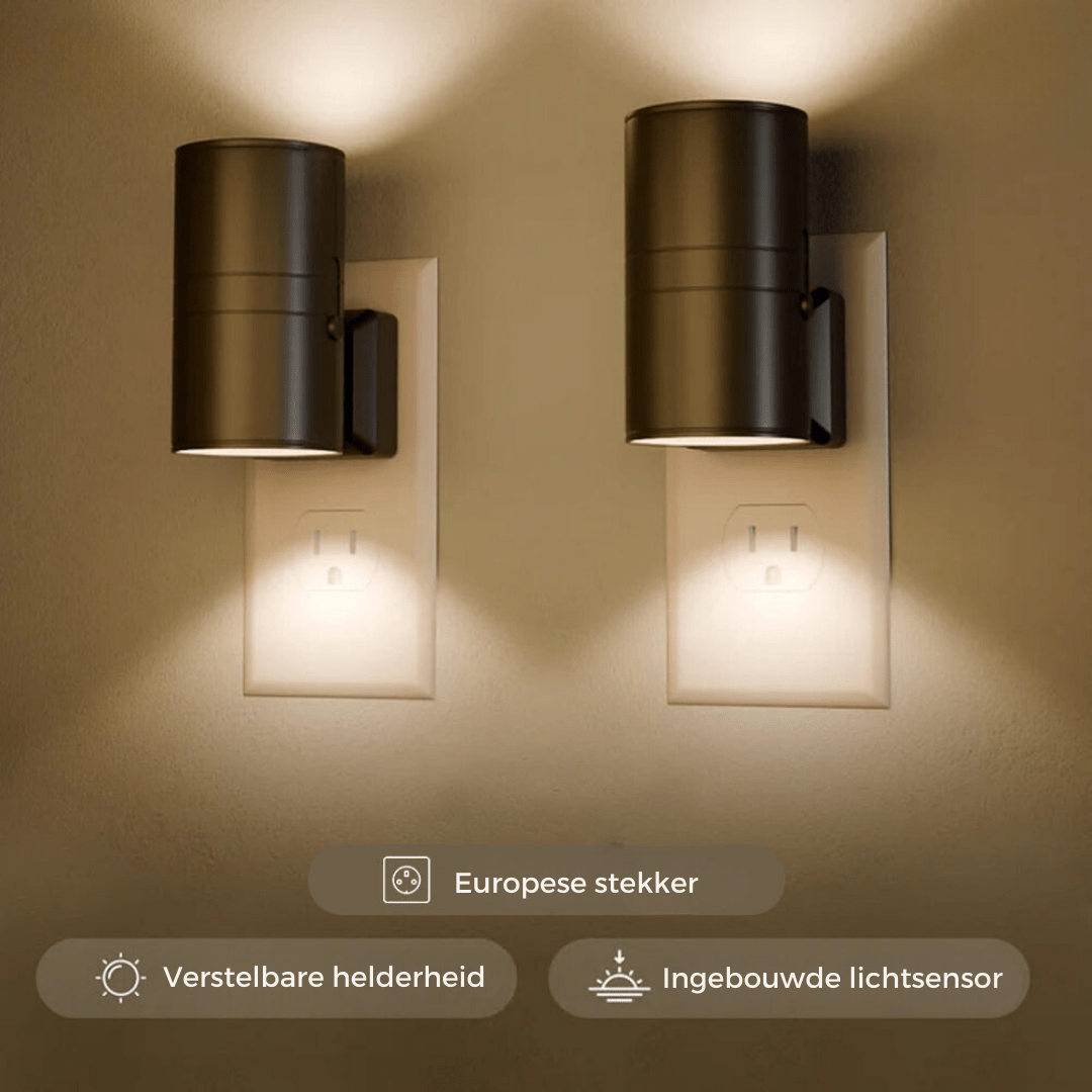 Sento LED Stekkerlamp | Dimbaar met Automatische Sensor
